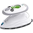 Steamfast SF-717 Mini Steam Iron with Dual Voltage, Travel Bag, Non-Stick Soleplate, Anti-Slip Handle, Rapid Heating, 420W Po