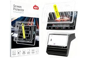 LPZAKVE Tesla New Model Y Juniper 2025 & Model 3 Highland (2024–2026) Screen Protector [No Glare & Fingerprint], 15.4" 9H Tem