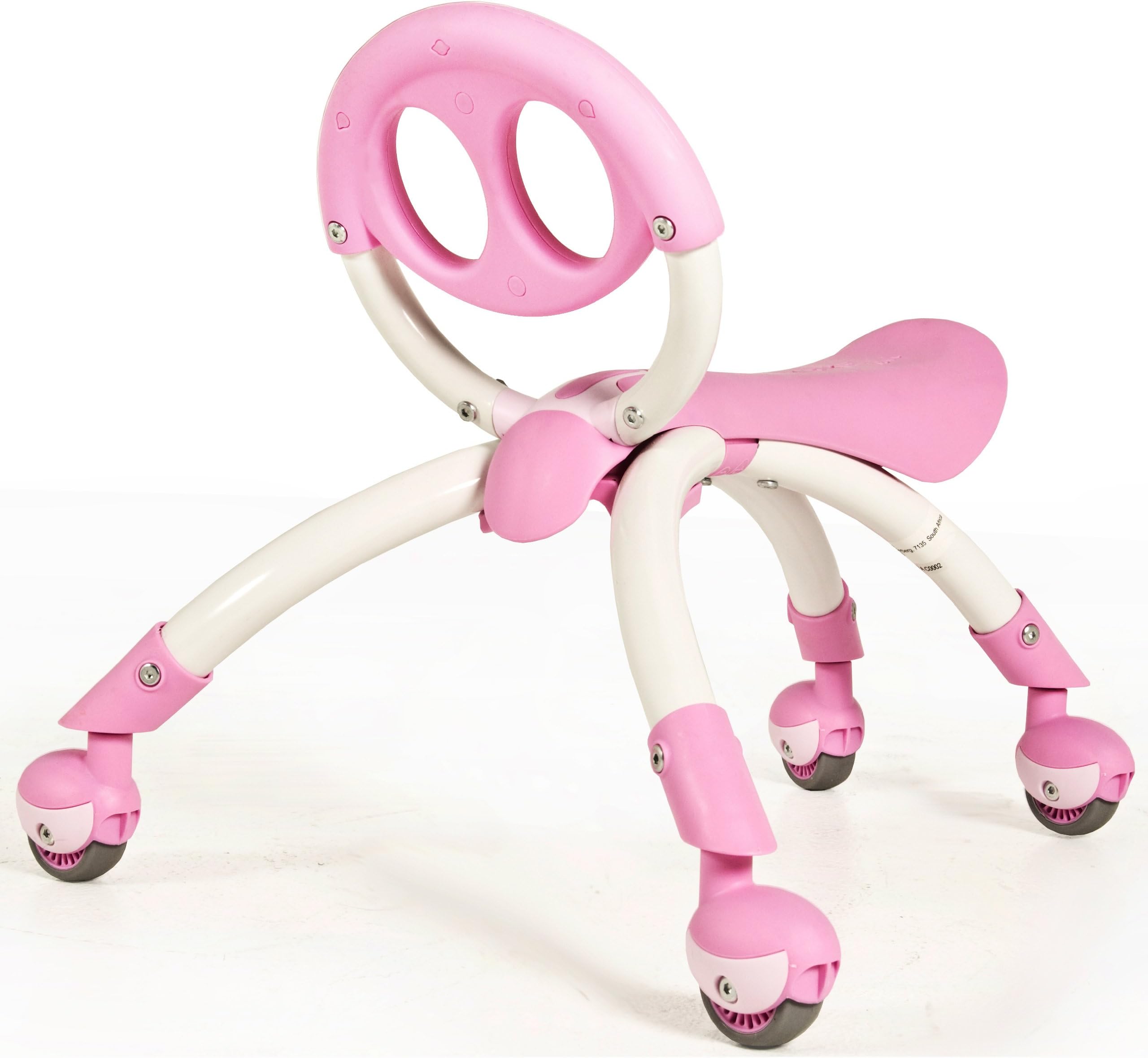 100% Genuine Ybike 2 in 1 Pewi Walker And Ride On - Pink - 9 Months +