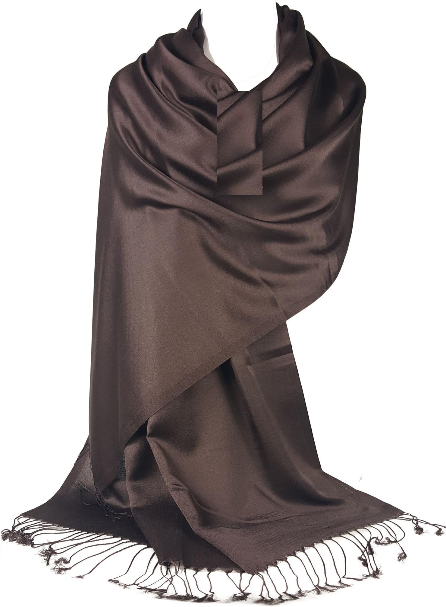 GFM Ultra Smooth Silky Feel Soft Pashmina Style Wrap Scarf (LH-#24-M9-CFKEK)