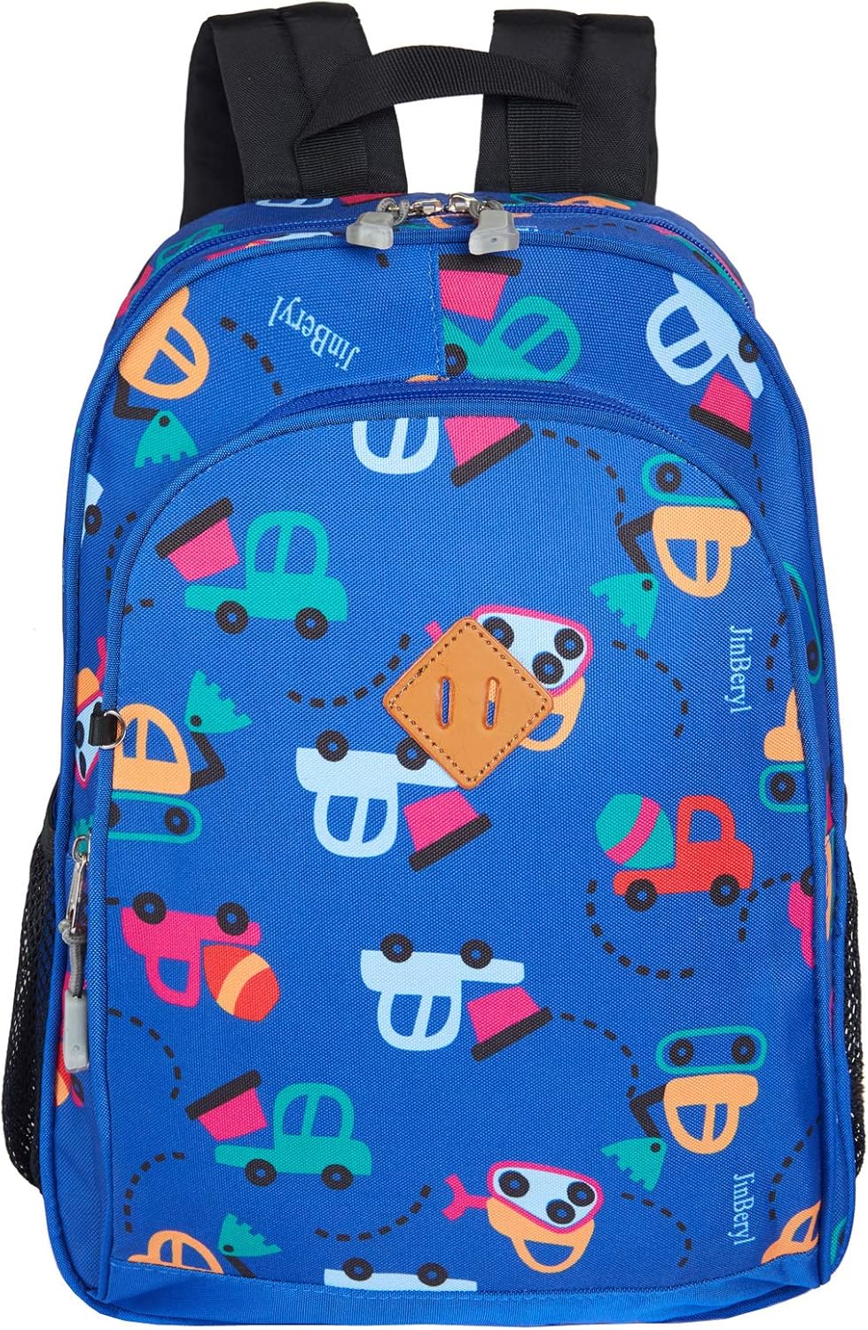 JinBeryl Little Kids Backpack, Toddler Boys School Bag, Fits 4 5 6 7 Years Old (Dinosaur Blue), Small - 38cm Height