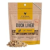 Vital Essentials Duck Liver Cat Treats, 0.9 oz