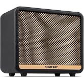 SONICAKE 10W BT Portable Guitar Amplifier with 8 Effect Modules, AMPCUBE | With APP, OTG USB Audio, 80 Effects 100 Presets/Drum Patterns, Headphone Jack, Desktop Wireless Smart Amp for Silent Practice