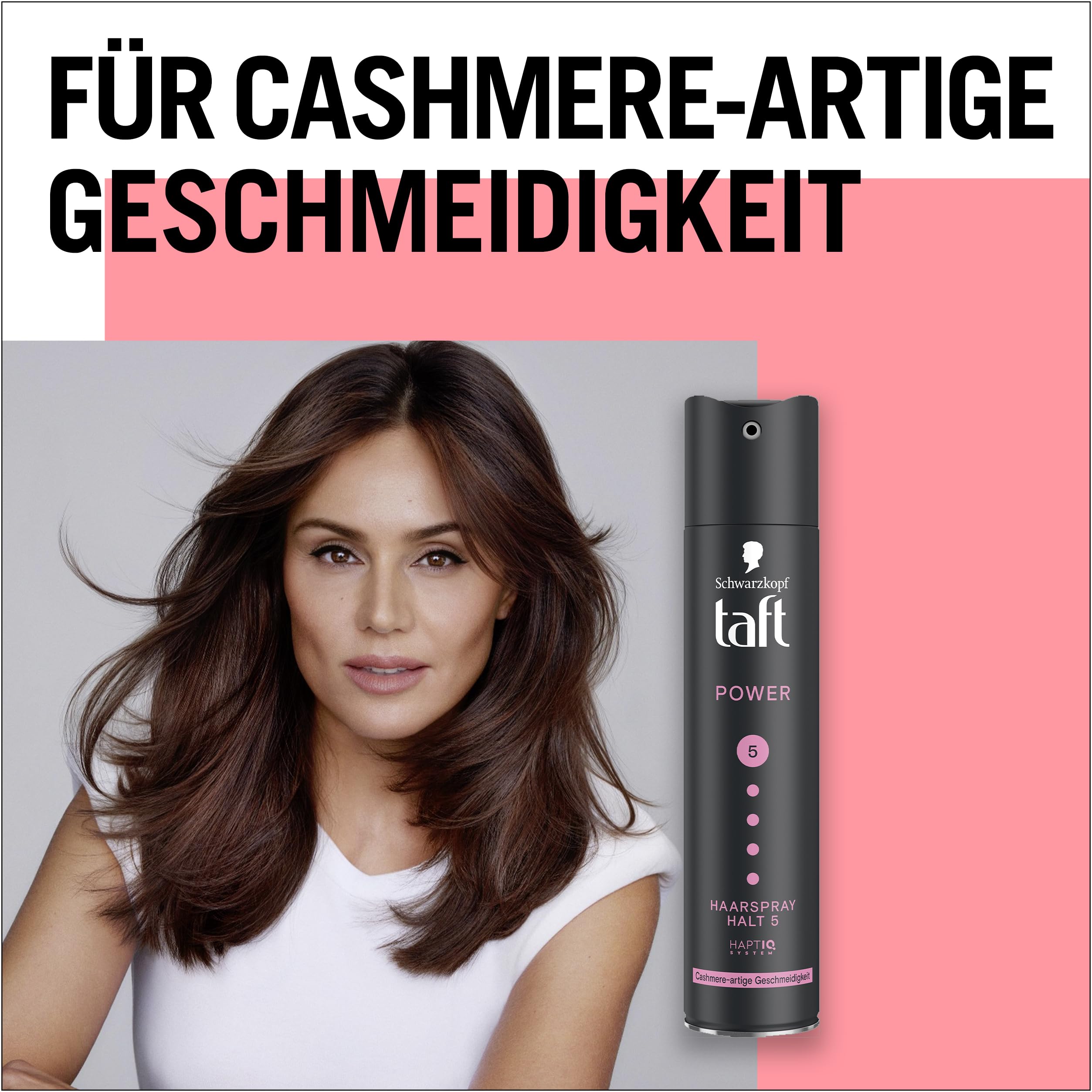 Schwarzkopf Taft Haarspray Power Cashmere (250 ml), Haltegrad 5 Haarstyling, Haarspray für trockenes und strapaziertes Haar, Kaschmir-ähnliche Geschmeidigkeit, vegane Formel* 6