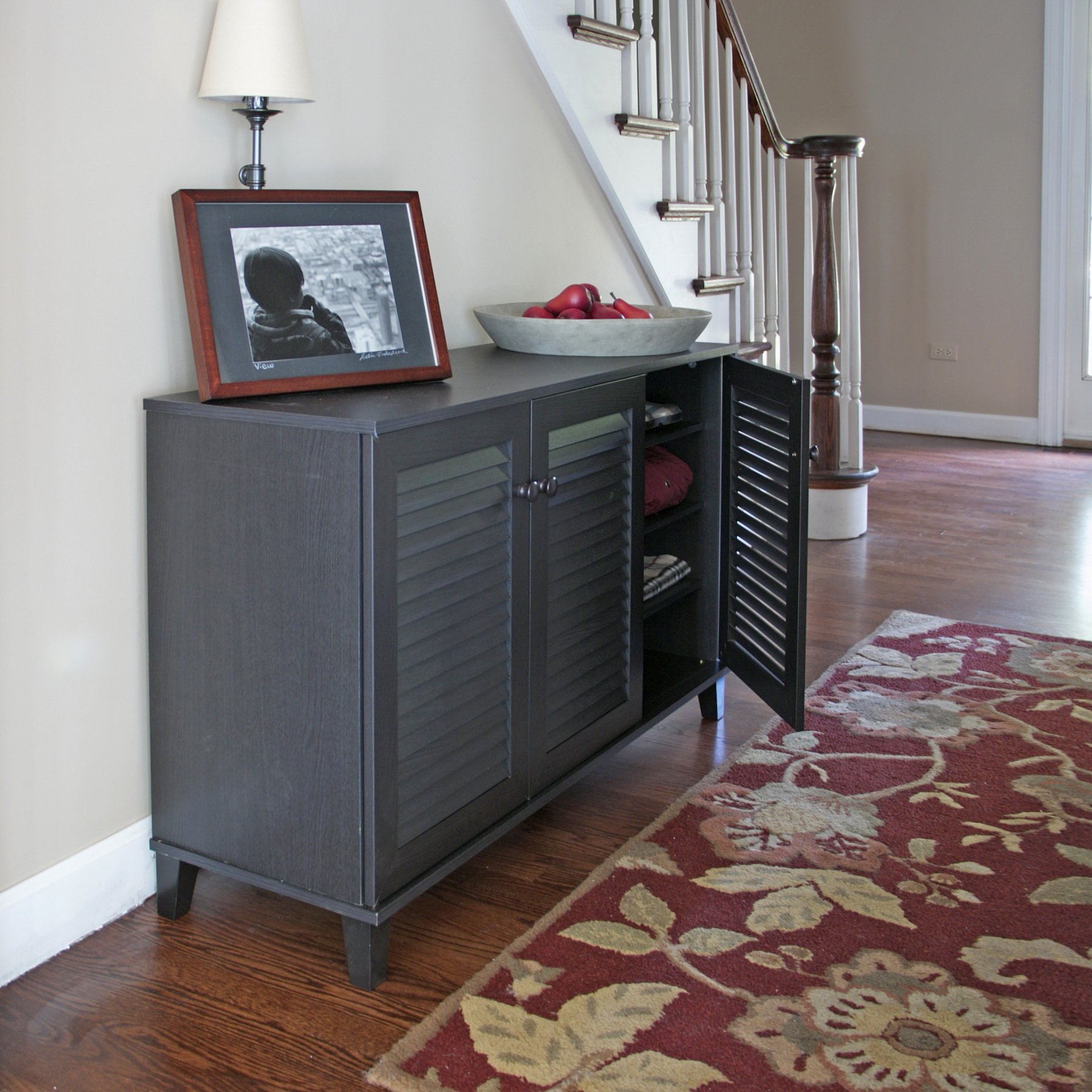 Baxton Studio Warren ShoeStorage Espresso