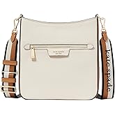 kate spade new york womens Hudson Pebbled Leather Large Messenger Crossbody
