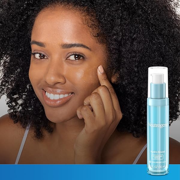 NEUTROGENA HYDRO BOOST HYDRATING HYALURONIC ACID SERUM, HYDRATING FACE MOISTURIZER FOR DRY SKIN, OIL-FREE NON-COMEDOGENIC MOISTURIZER, 1 FL OZ