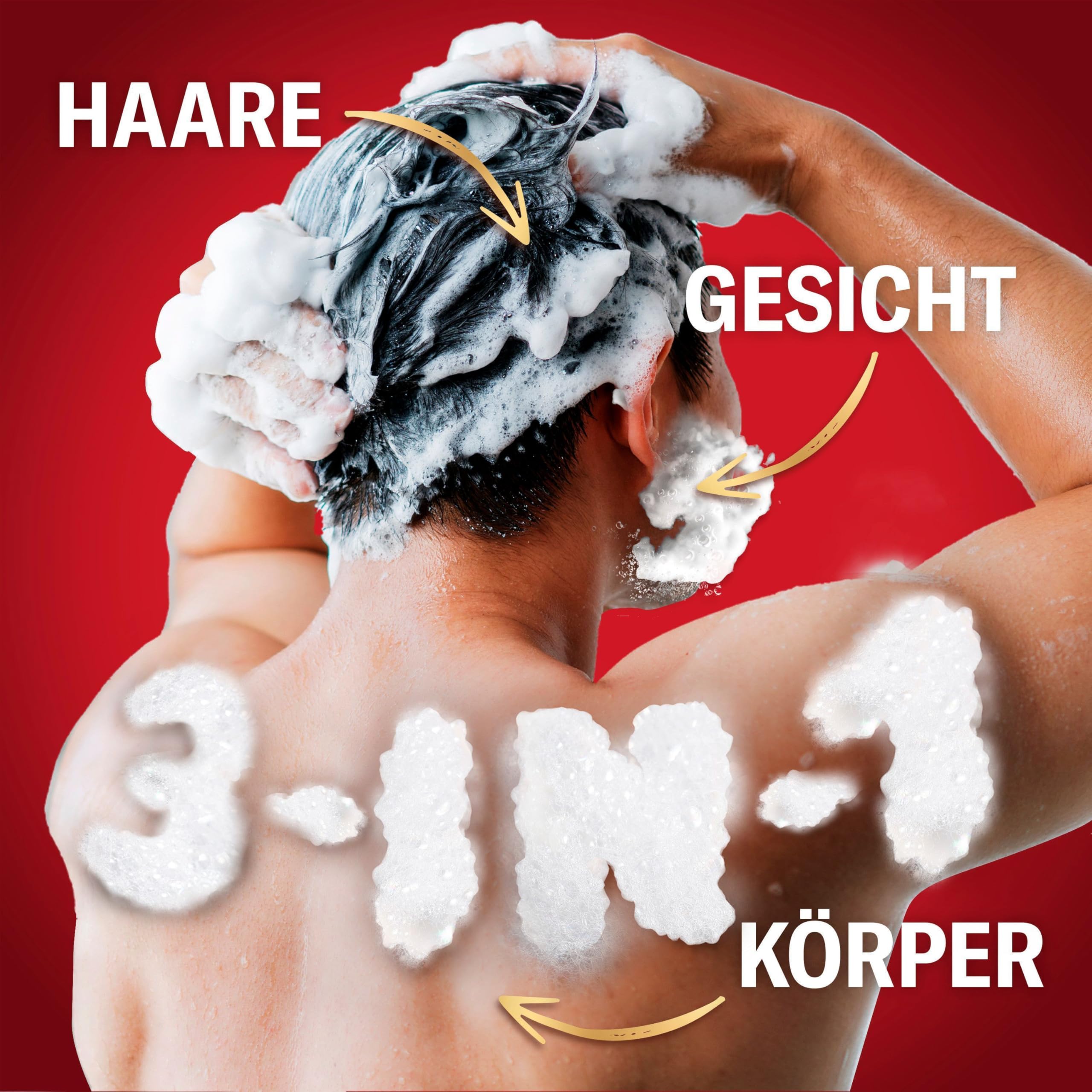 Old Spice Captain 3-in-1 Duschgel für Haar, Gesicht und Körper 1000 ml, langanhaltende Frische, Duft in Parfumqualität, Tiefenreinigung 4