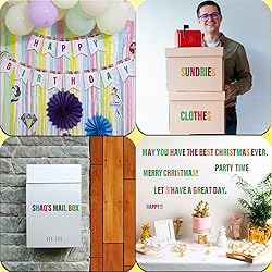 Llewyn 385 Pieces 10 Sheets Letter Stickers,Vinyl