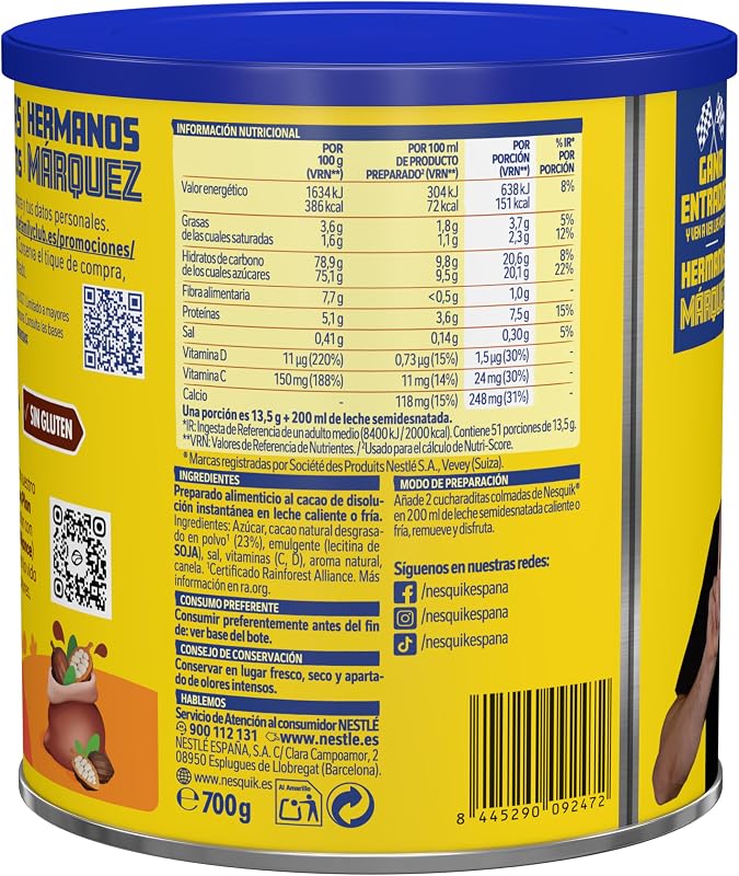 Cacao Soluble Instantáneo 700g