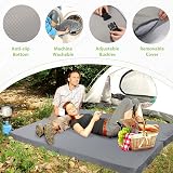 REDCAMP 7.6cm Thick Memory Foam Camping Mattress Grey 190x76cm with Detachable view 4