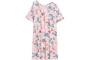 AVIIER Hospital Gowns for Women Open Back Adaptive Clothing Nightgowns Post Shoulder Surgery Dress