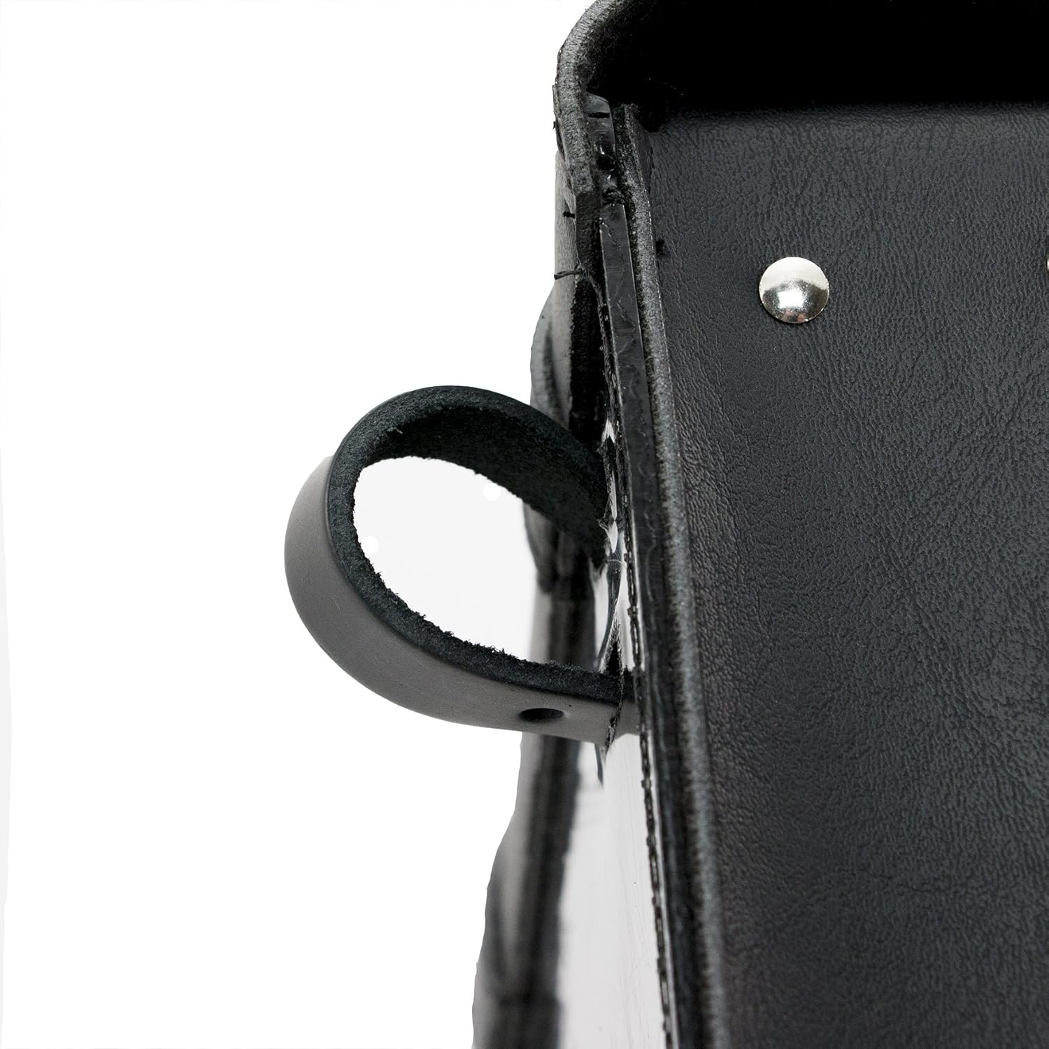 Dowco Willie & Max 59776-00 Triangulated Synthetic Leather Motorcycle Swingarm Bag: Black, 9 Liter Capacity: Automotive
