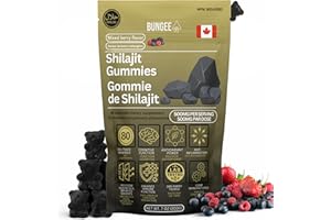 BUNGEE Shilajit Gummies 500mg – Himalayan Shilajit for Energy, Stamina & Vitality – Vegan, Non-GMO, Gluten-Free Supplement - 