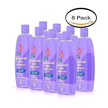 johnson's baby shampoo with calming lavender