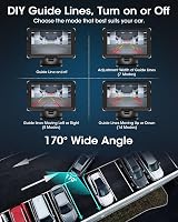 Jansite AHD 1080P Wireless Reverse Camera 5 Inch Monitor 6 LED 170 Wide Angle view 5