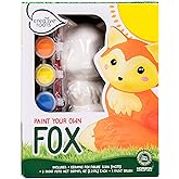 Creative Roots Paint Your Own Fox, DIY Fox, Kids Painting Set, Creativity for Kids, Ceramic Painting Kit for Kids, Ceramics t