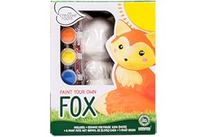 L.O.L. SURPRISE! Creative Roots Paint Your Own Fox, DIY Fox, Kids Painting Set, Creativity for Kids, Ceramic Painting Kit for Kids, Ceramics to Paint, Paint Your Own Ceramic, Ages 5+