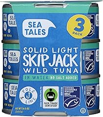 Sea Tales Skipjack Tuna In Water No Salt Added 3Pk, 5 Oz
