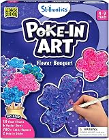 Skillmatics Poke-in Art Flower Bouquet Mess-Free Craft Kit