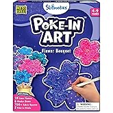 Skillmatics Poke-in Art - Flower Bouquet, Mess-Free Creative Activity, DIY Wood Craft Kits, Gifts for Girls & Boys Ages 4, 5, 6, 7, 8, 9