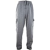 Mens Cargo Sweatpants with Drawstrings