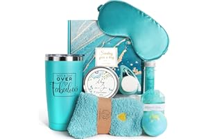 SUHCTUPTX Birthday Gifts for Women, 9pcs Unique Best Friend Gifts for Women, Relaxing Spa Gift Baskets for Women, Valentines Day Gifts for Her Friendship Mom Sister Wife Coworker Teacher Friends Female