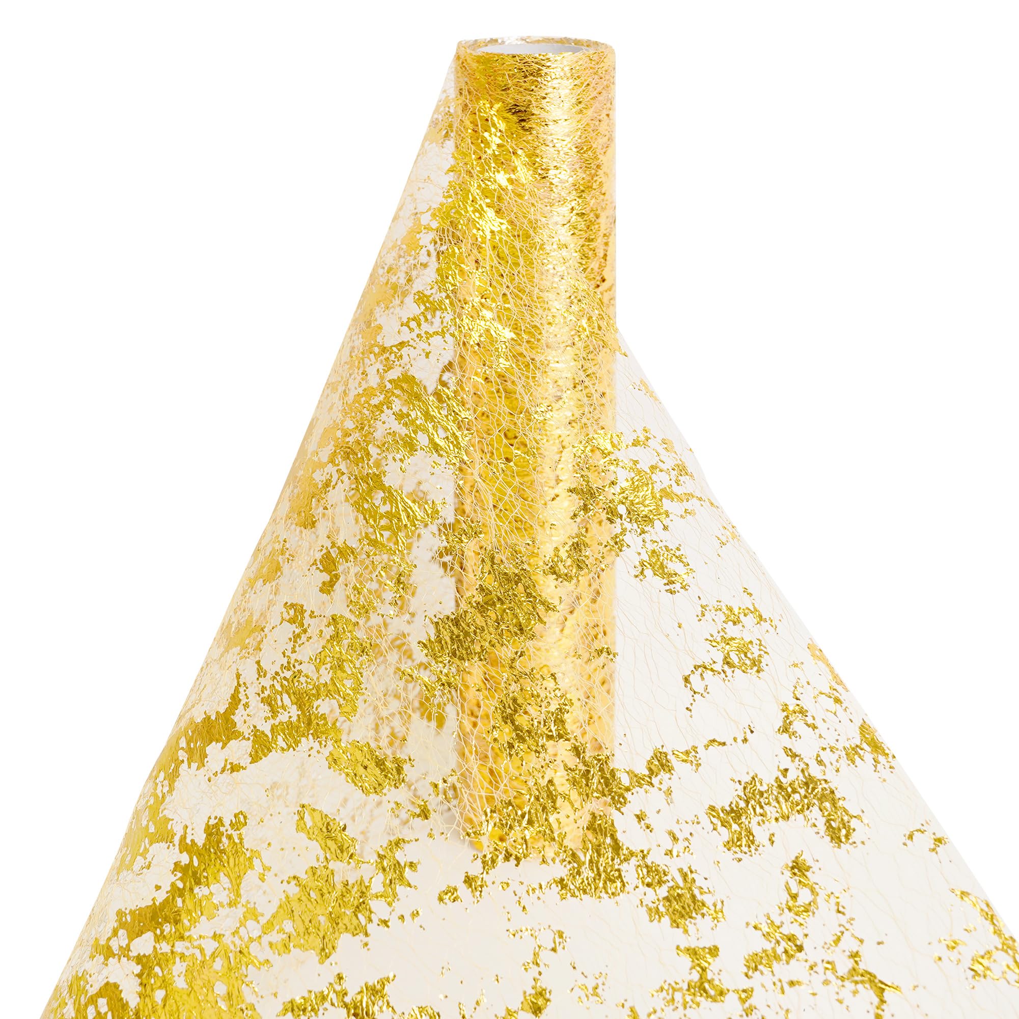 Vagasi 20M Gold Metallic Table Runner, 29cm Width Giltter Sequin Table Runners Roll Table Cloth Decorations, DIY Wrapping Ribbon for Christmas Birthday Party Graduation