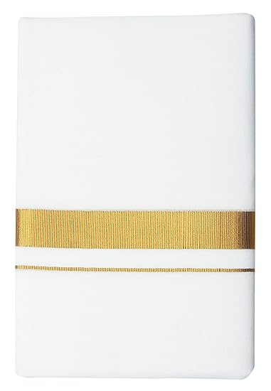 Men's Pure Cotton Dhoti's (112_White_3.60M)