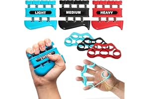 DICYWUDI Grip Strength Trainer, Finger Strength Trainer for Grip Strength Training for Fingers, Wrists, and Hands for Home, Office, Gym, Climbing, Athletes, Musicians, and Therapy