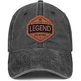Retirement Gifts for Men Women 2025 Funny Retired Hat Retirement Party Decoration 100% Cotton Baseball Cap