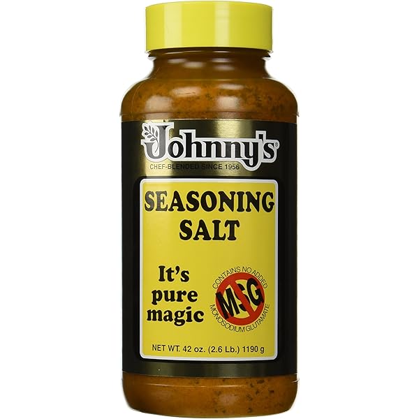 thumbnail image 2 of Johnny's Seasoning Salt - 96 Ounce Pack Of 3 Bottles No MSG 2 of 11