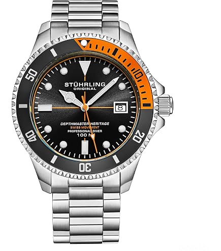 Amazon.com: Stuhrling Original Mens Swiss Automatic Silver