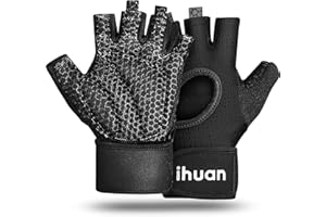 Breathable Weight Lifting Gloves for Men & Women Fingerless Workout Gym with Wrist Support | Enhance Palm Protection and Extr