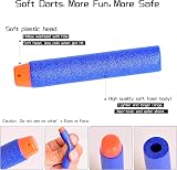 Navoys 100pk Nerf Elite Compatible Foam Darts Blaster Bullets Blue Orange view 2