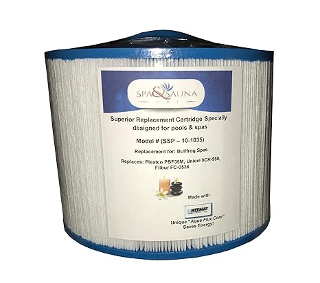 Spa Sauna Parts Bullfrog 10 1035 Replacement Spa Filter