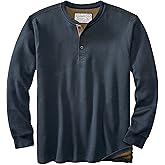 Legendary Whitetails Men's Henley Shirt Long Sleeve Heavyweight Double Thermal Layer