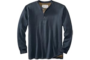 Legendary Whitetails Men's Henley Shirt Long Sleeve Heavyweight Double Thermal Layer