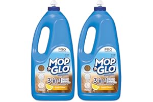 Mop & Glo Professional Multi-Surface Floor Cleaner, Fresh Citrus Scent 64 Oz (Pack of 2)