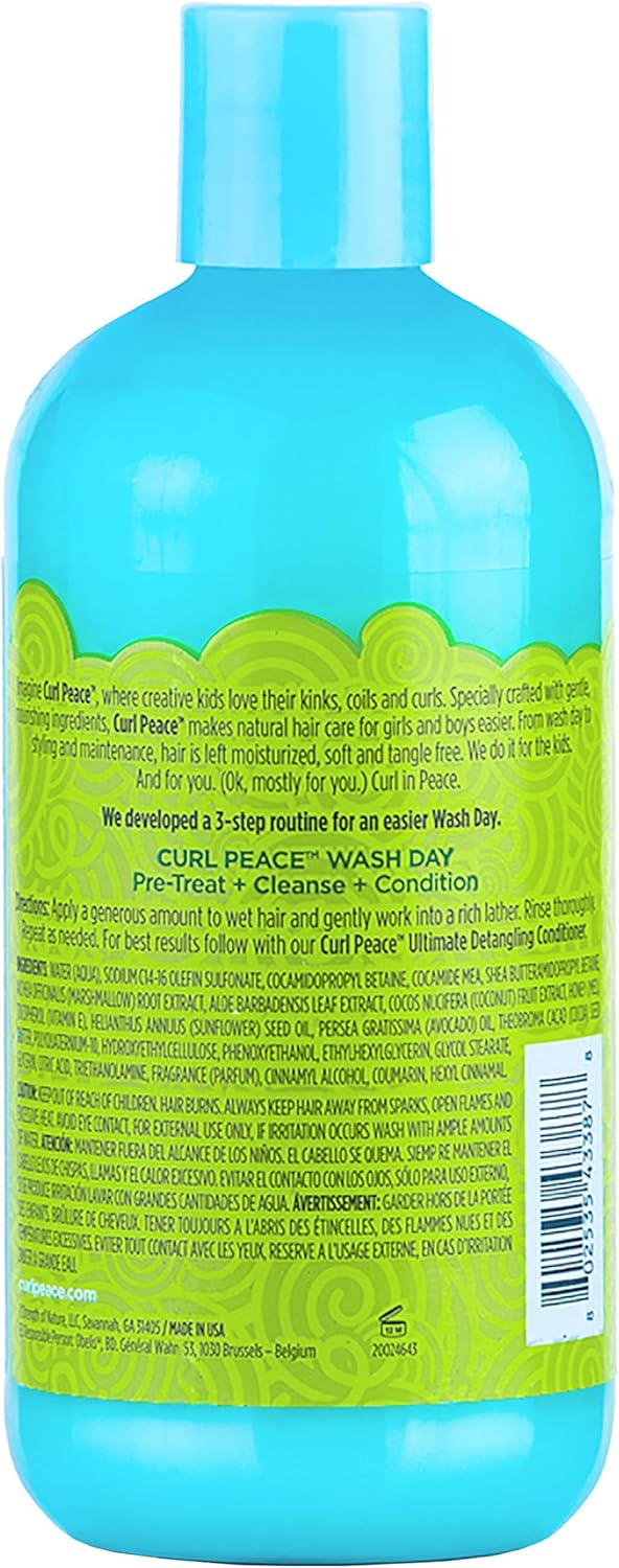 Just for Me Curl Peace Ultimate Hair Detangling Shampoo - 12 Fl Oz, 354.9 ml (Pack of 1) - Image 3