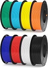 ELEGOO PLA Plus Filament 8 Colour Bundle 1.75mm 250g Each