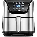Air Fryer, AICOOK 1700W 5.8Qt Airfryer Oven with Crisp Taste, for Roasting/Baking/Grilling/Dehydrating, Reheat, Auto Shut Off