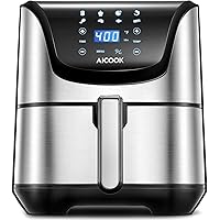 Air Fryer, AICOOK 1700W 5.8Qt Airfryer Oven with Crisp Taste, for Roasting/Baking/Grilling/Dehydrating, Reheat, Auto…