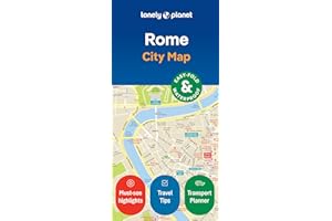 Lonely Planet Rome City Map 2 2nd Ed.: Durable, Waterproof, Easy-Fold Planning Map with Attractions & Walking Tours