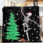 Tudomro Skeleton Christmas Throw Blanket 50