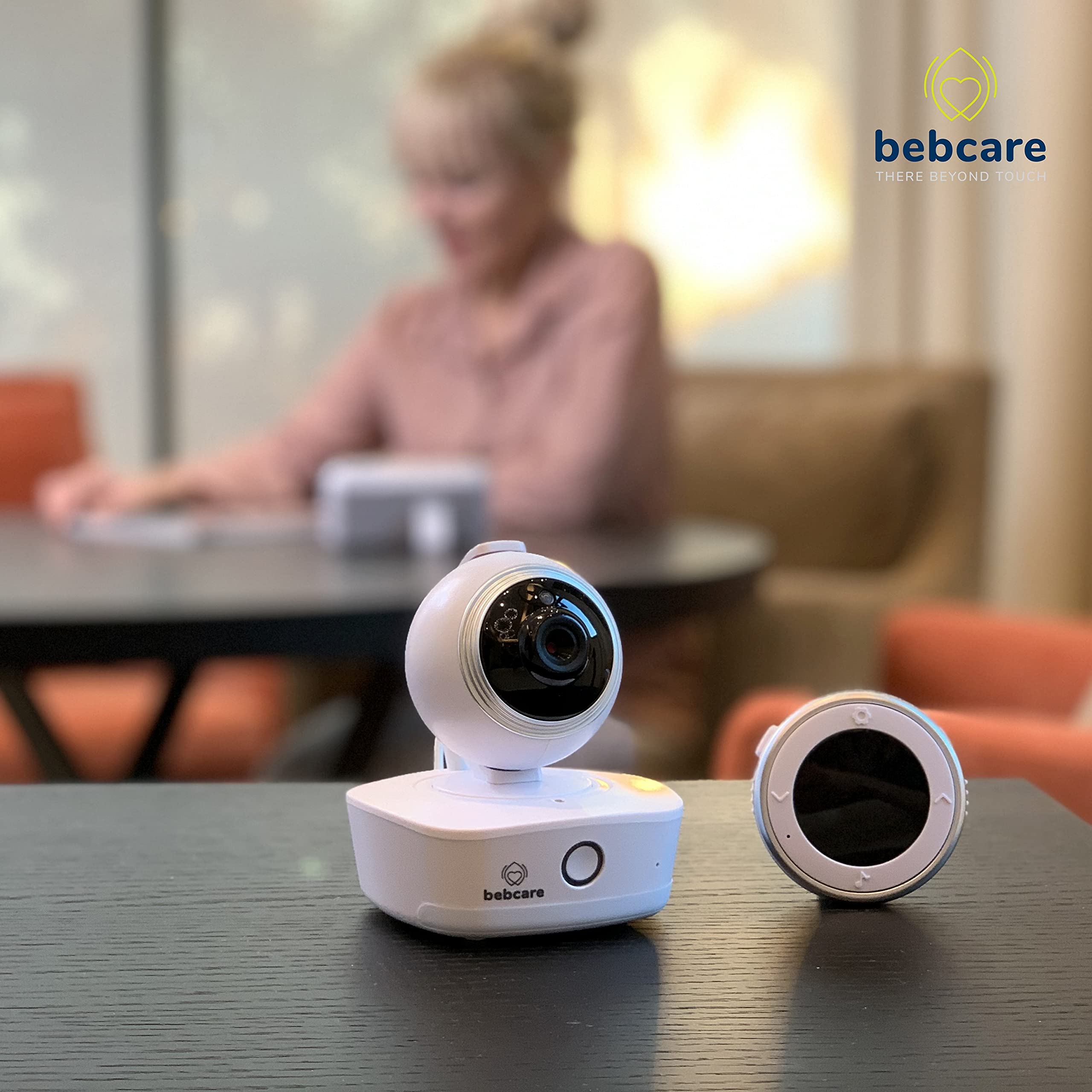 Bebcare iQ - Smart HD Baby Monitor: Full HD 1080p Video, Pan-and-Tilt, Temperature Sensor, Motion and Sound Alert, Stand-Alone Audio Monitor Unit (with Breathing Sensor Mat)