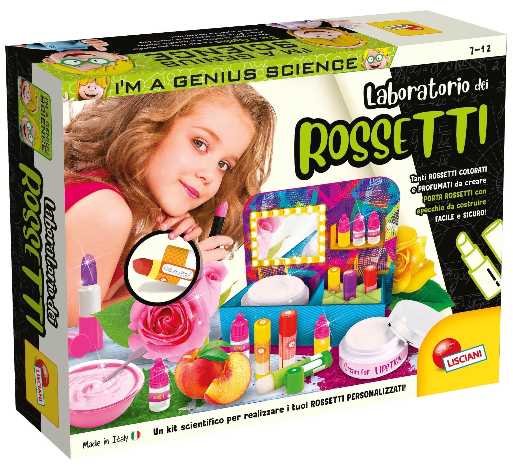 Liscianigiochi 668720 I'm a Genius Game for Kids, Lipstick Lab, Single, Multicoloured, zzzz-s