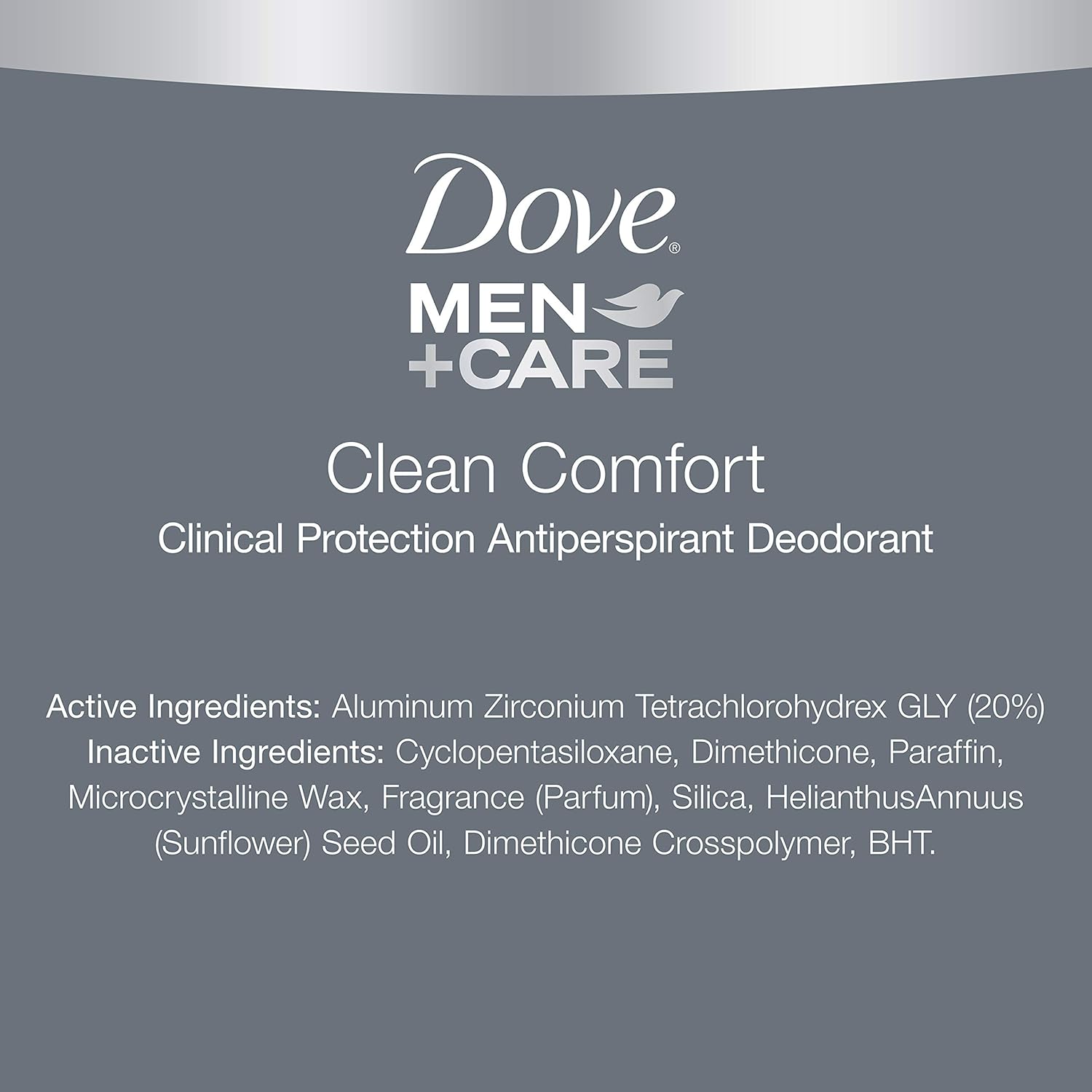 Dove Men+Care Clinical Antiperspirant Deodorant Stick, Clean Comfort, 1.7 oz : Clinical Strength Deodorant : Beauty