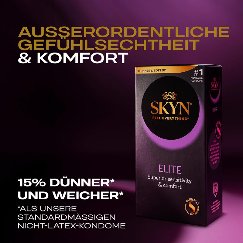 Elite Kondome (22 Stück) latexfrei, ultradünn und weich