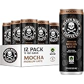 Death Wish Coffee, Iced Coffee Cold Brew, 8g Protein, Fair Trade (Mocha Latte)
